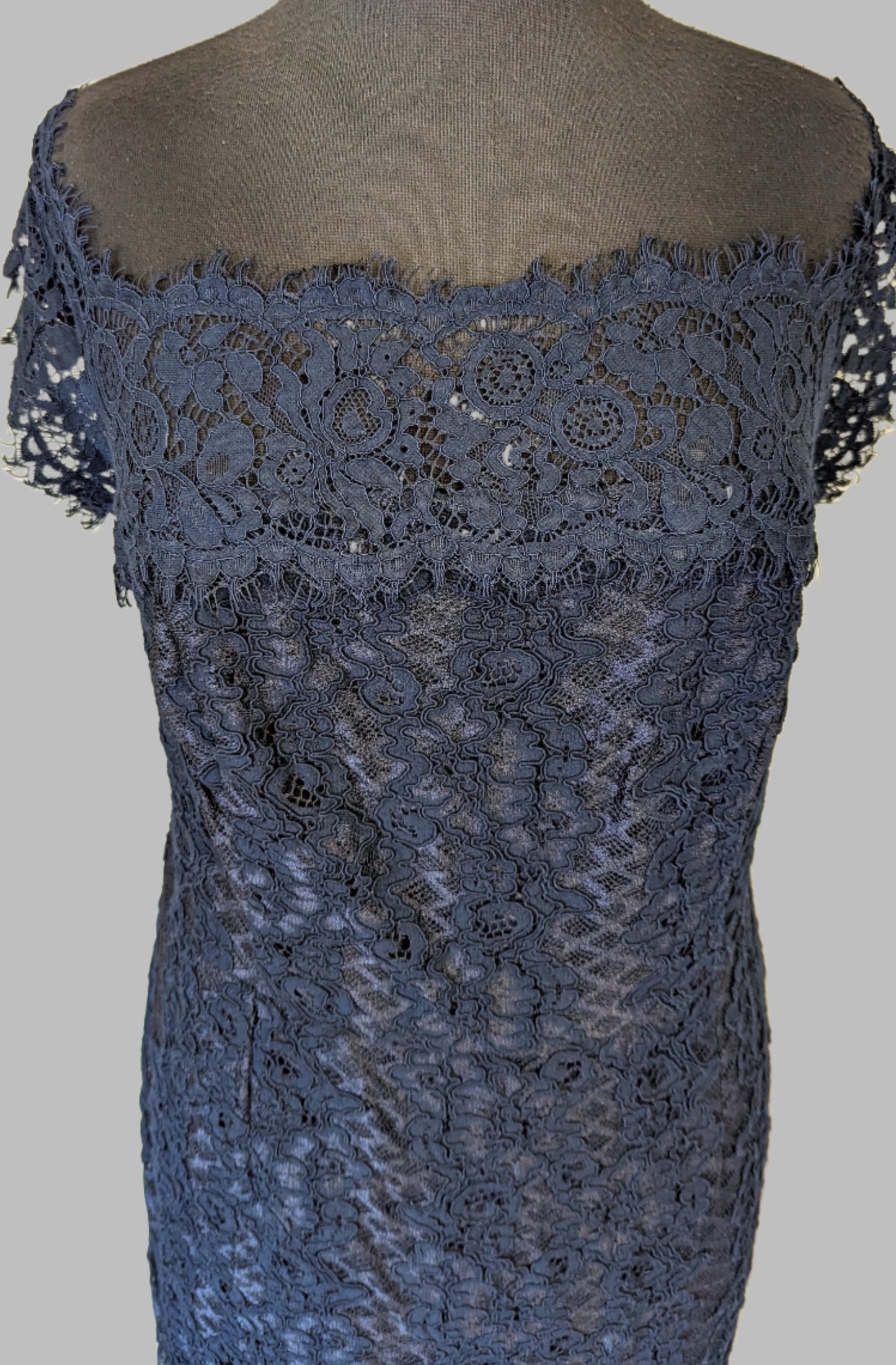 Monsoon Dress - Size 18 - Navy Blue