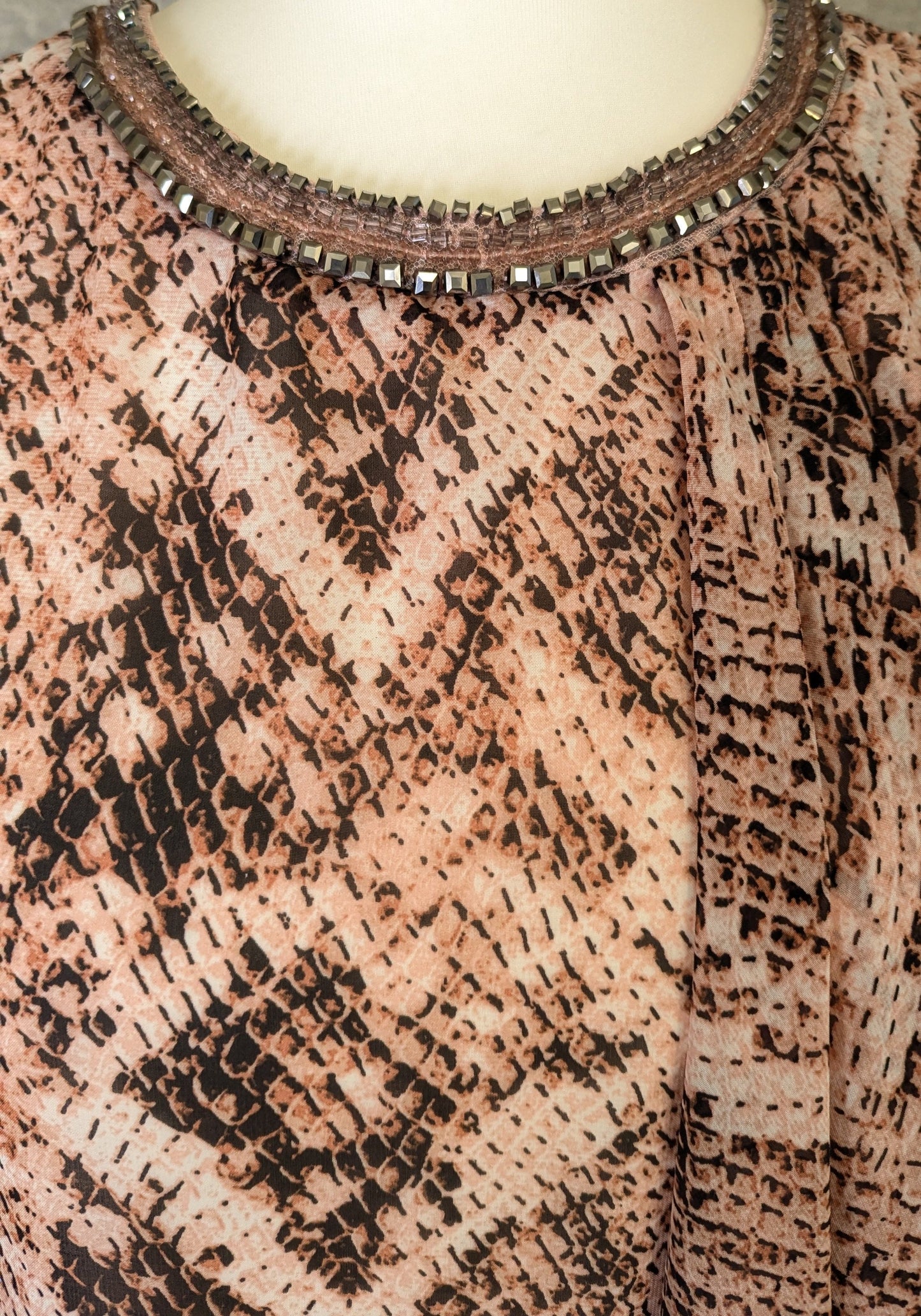 Roman Dress - Size 20 -Brown