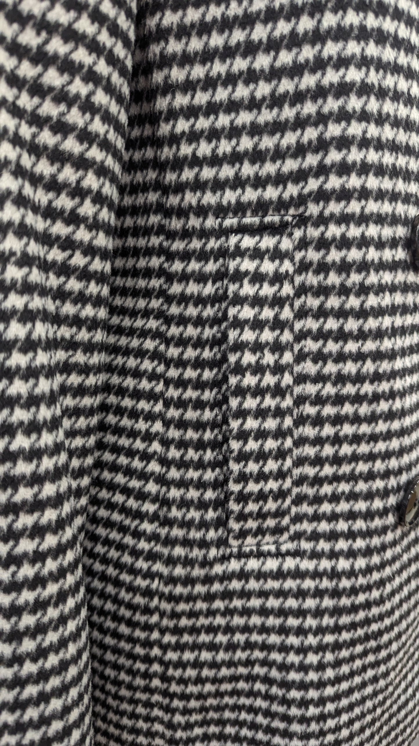 BNWT Marks and Spencer Coat - Size 10 - Black and White