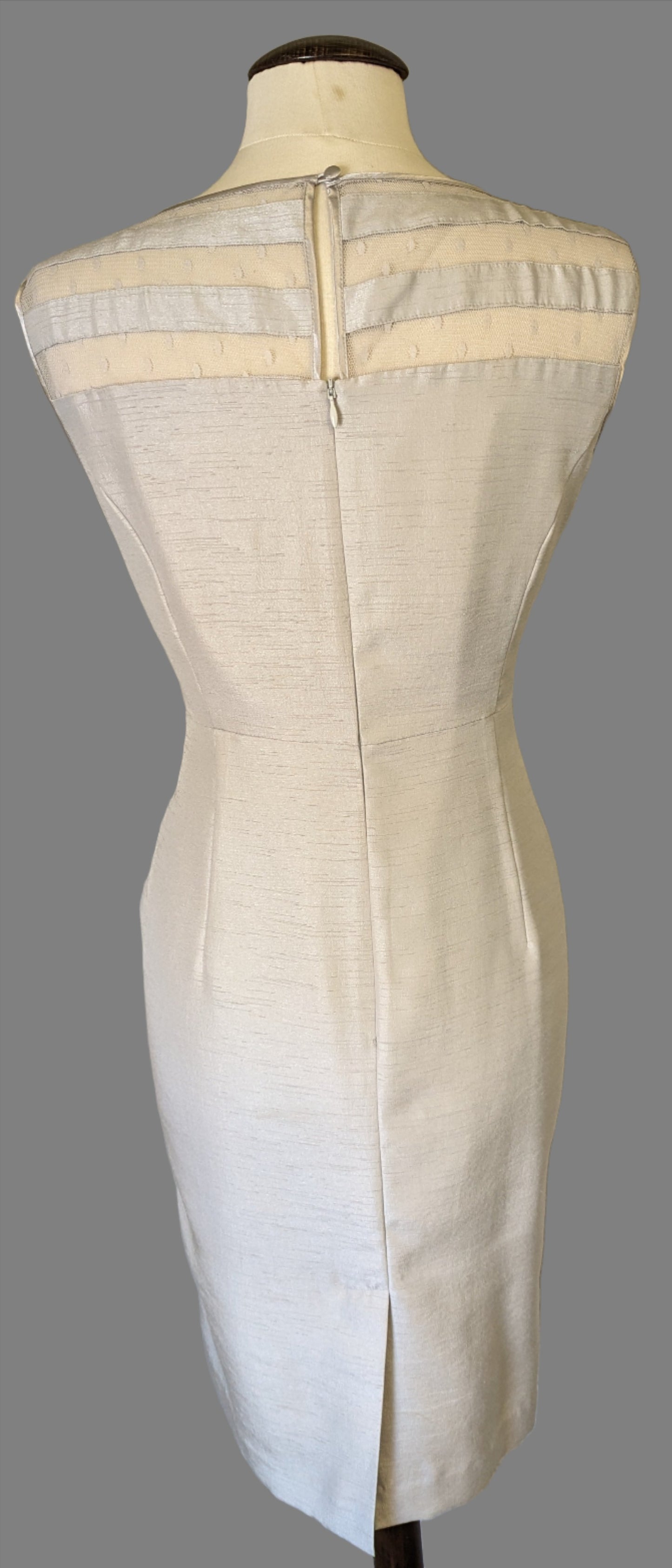 Jacques Vert Dress - Size 14 - Grey