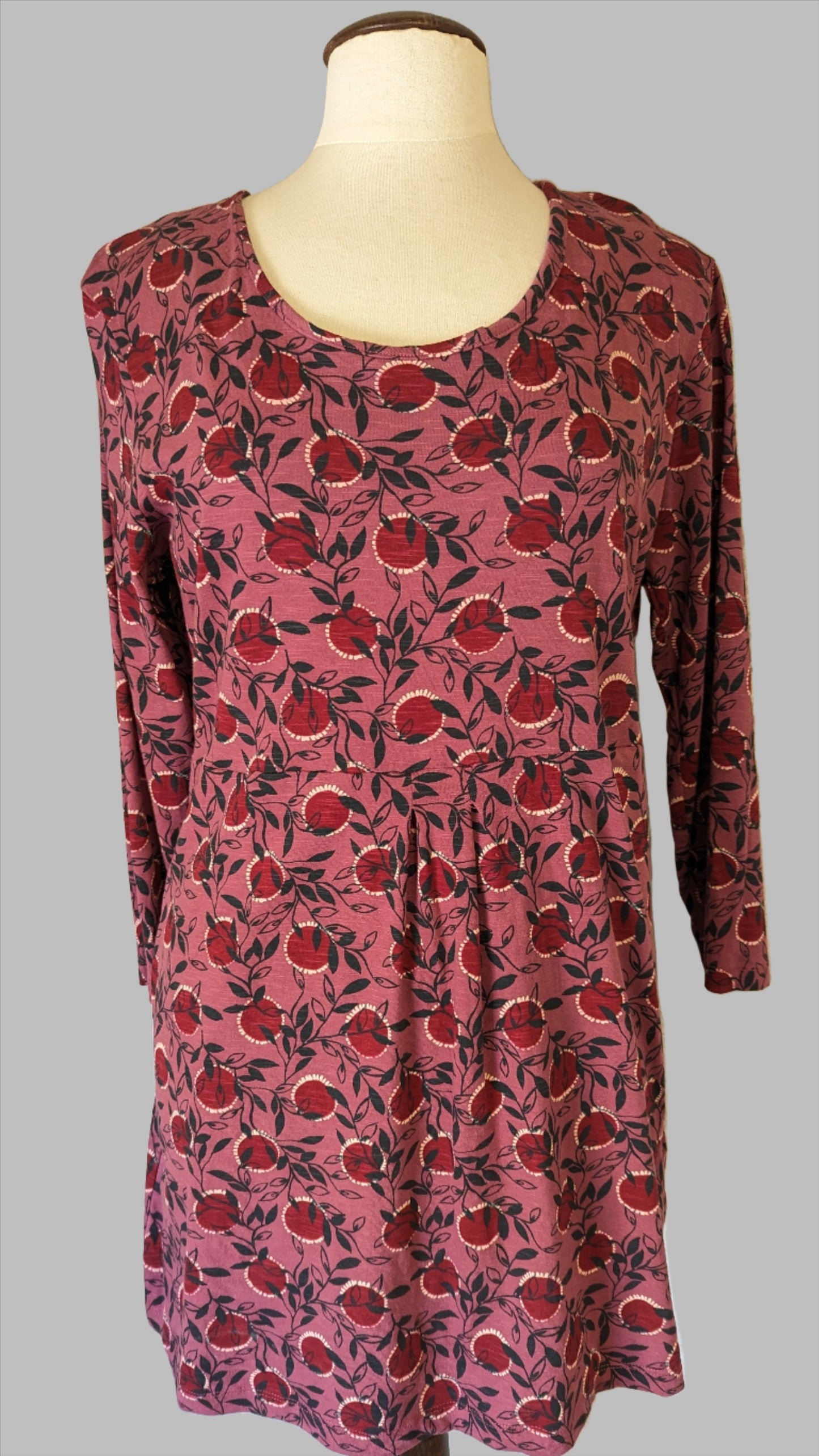 Weird Fish Dress - Size 16 - Maroon