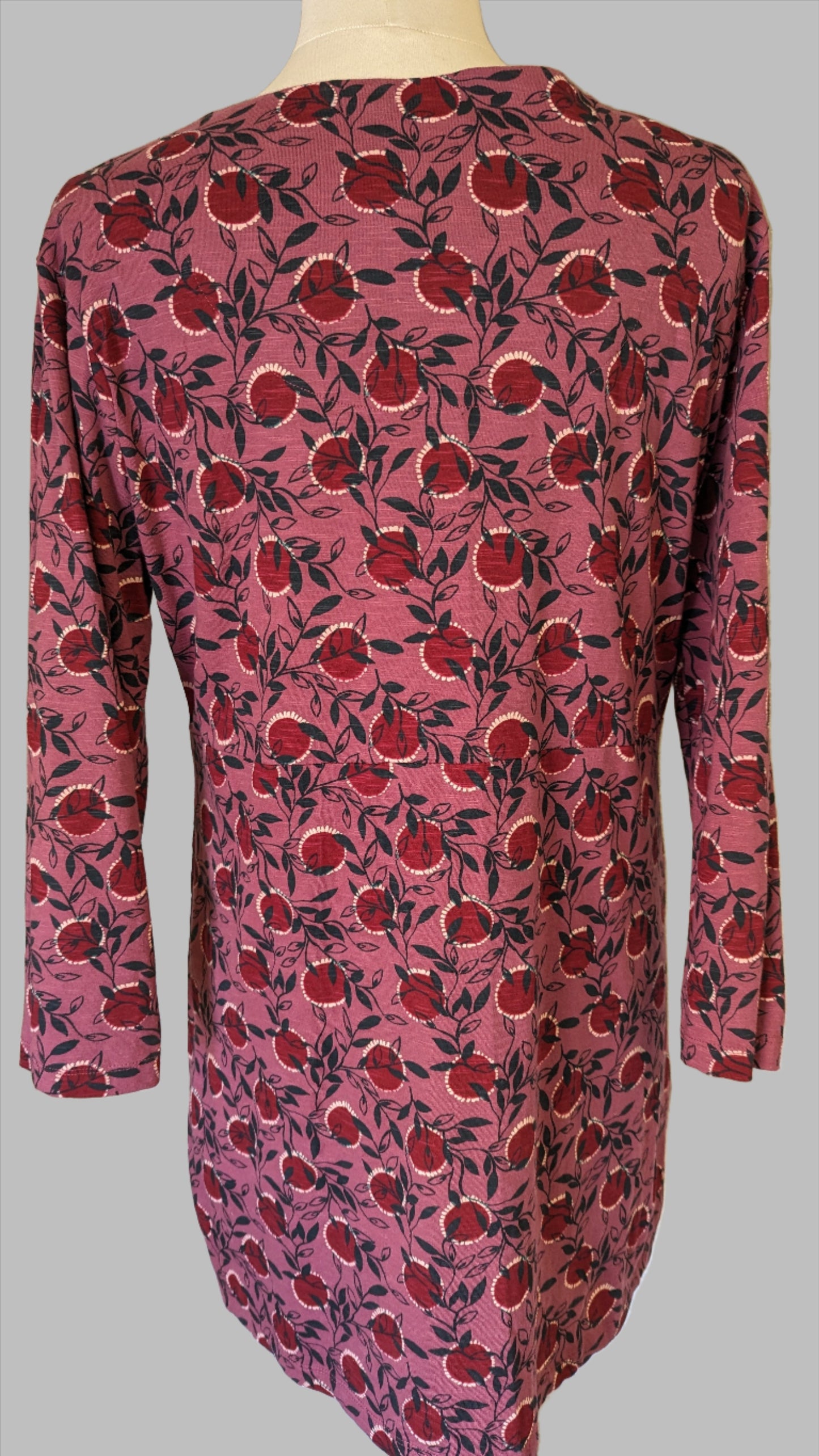 Weird Fish Dress - Size 16 - Maroon