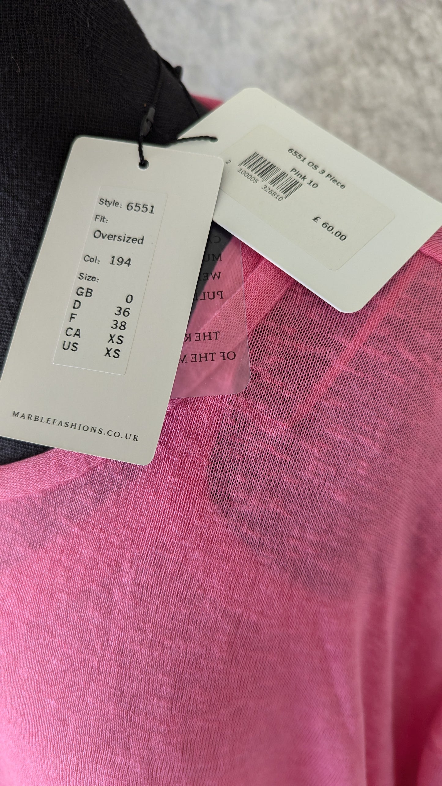 BNWT Marble Top with Camisole Size 10