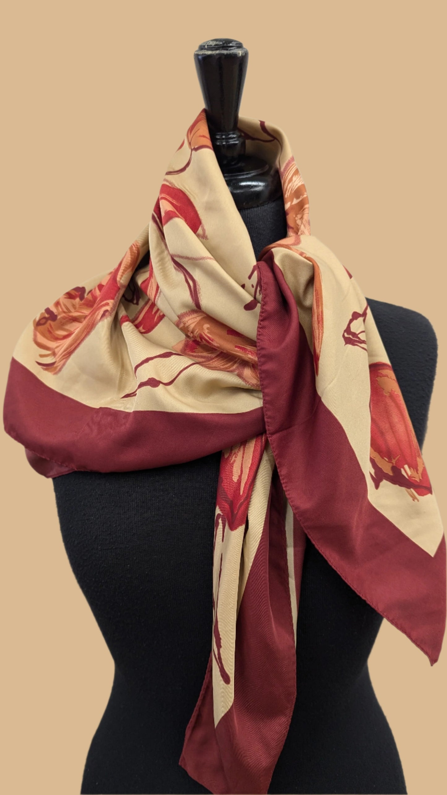 Unbranded Scarf -Orange Mix