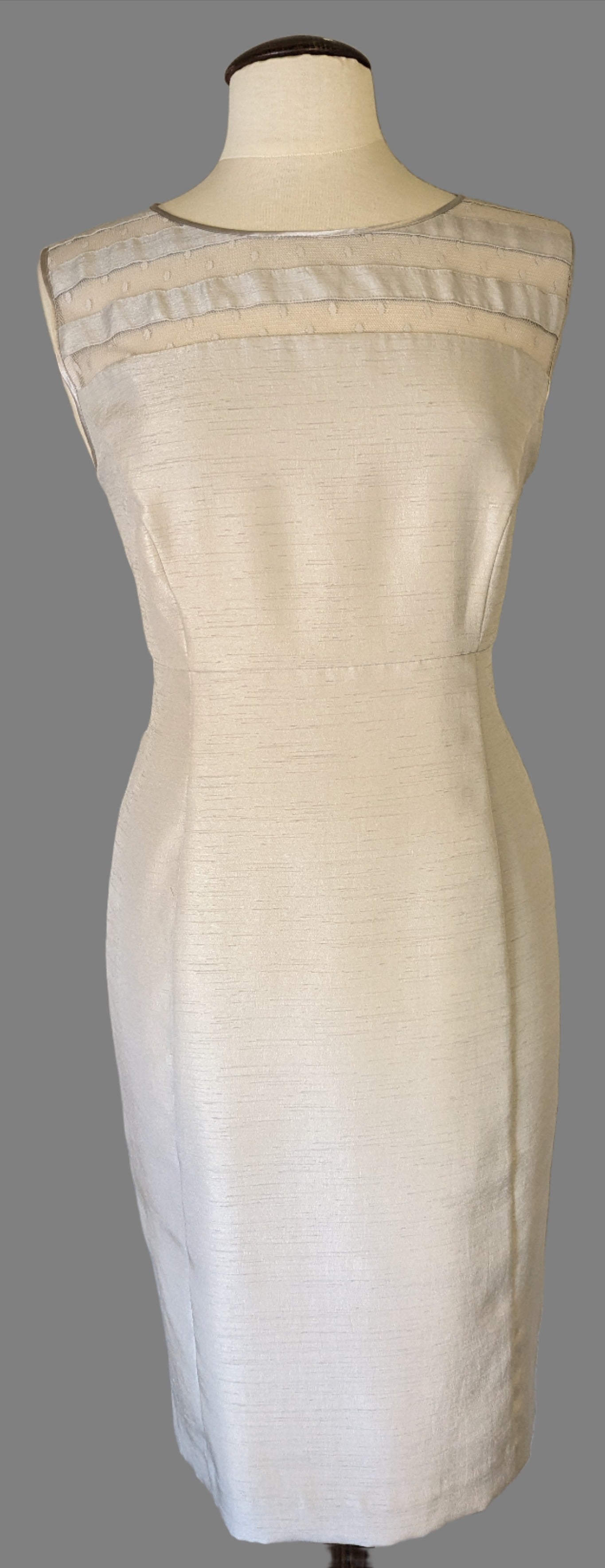 Jacques Vert Dress - Size 14 - Grey