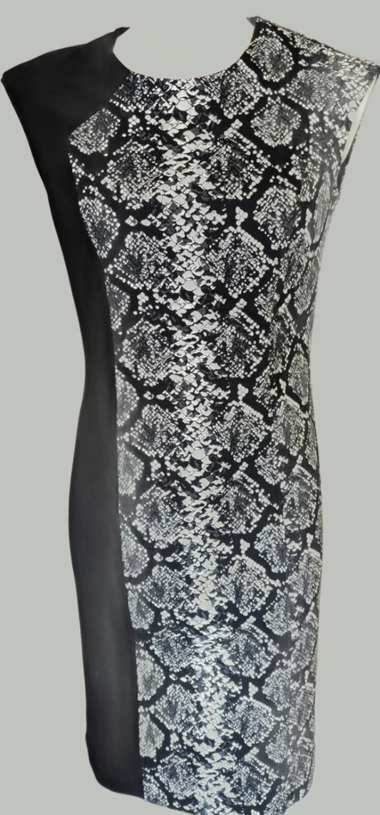 Joseph Ribkoff- Dress-Black and White-Size 8