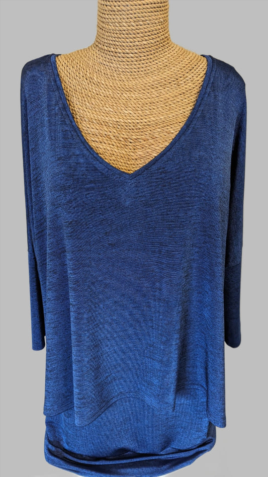 Joseph Ribkoff- Top- Blue -Size 12