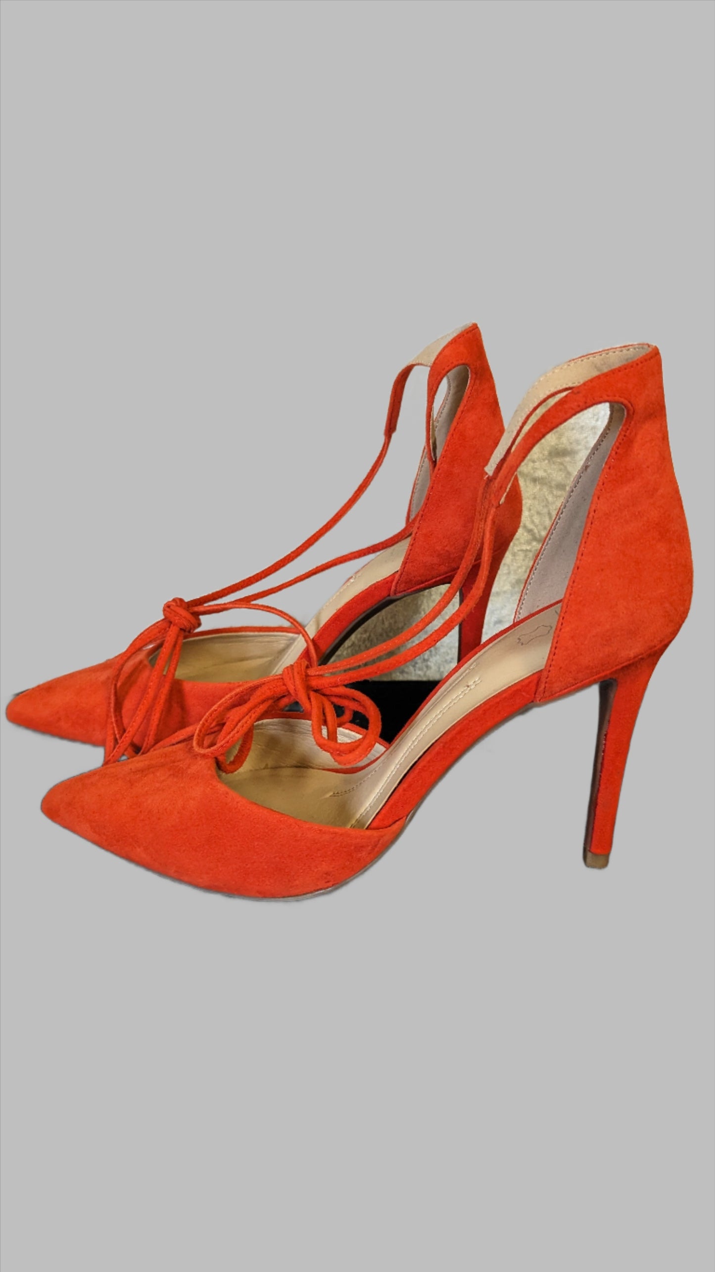 BNWT Marks and Spencer - Orange - Court Shoe - Size 3.5