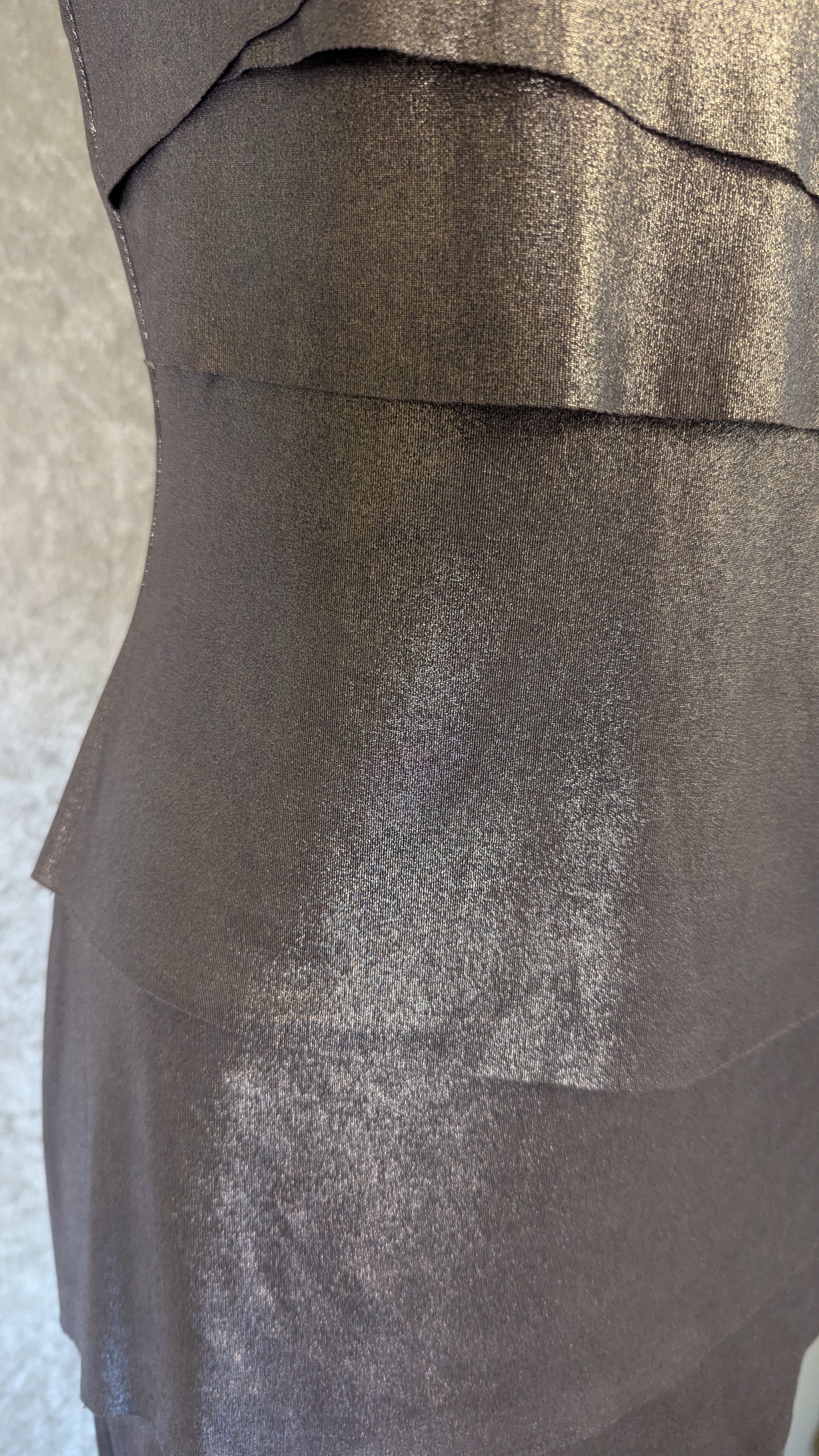 Joseph Ribkoff Dress - Size 10 - Metallic grey