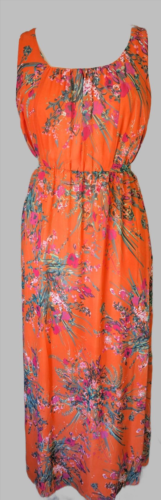 Wallis - Maxi Dress - Size 14- Orange