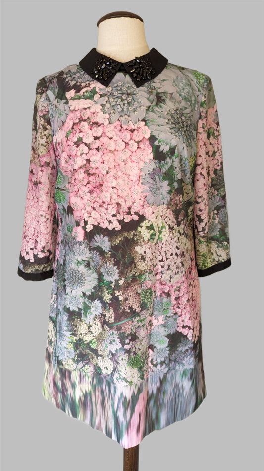 Ted Baker Dress - Size 14 - Pink Multi