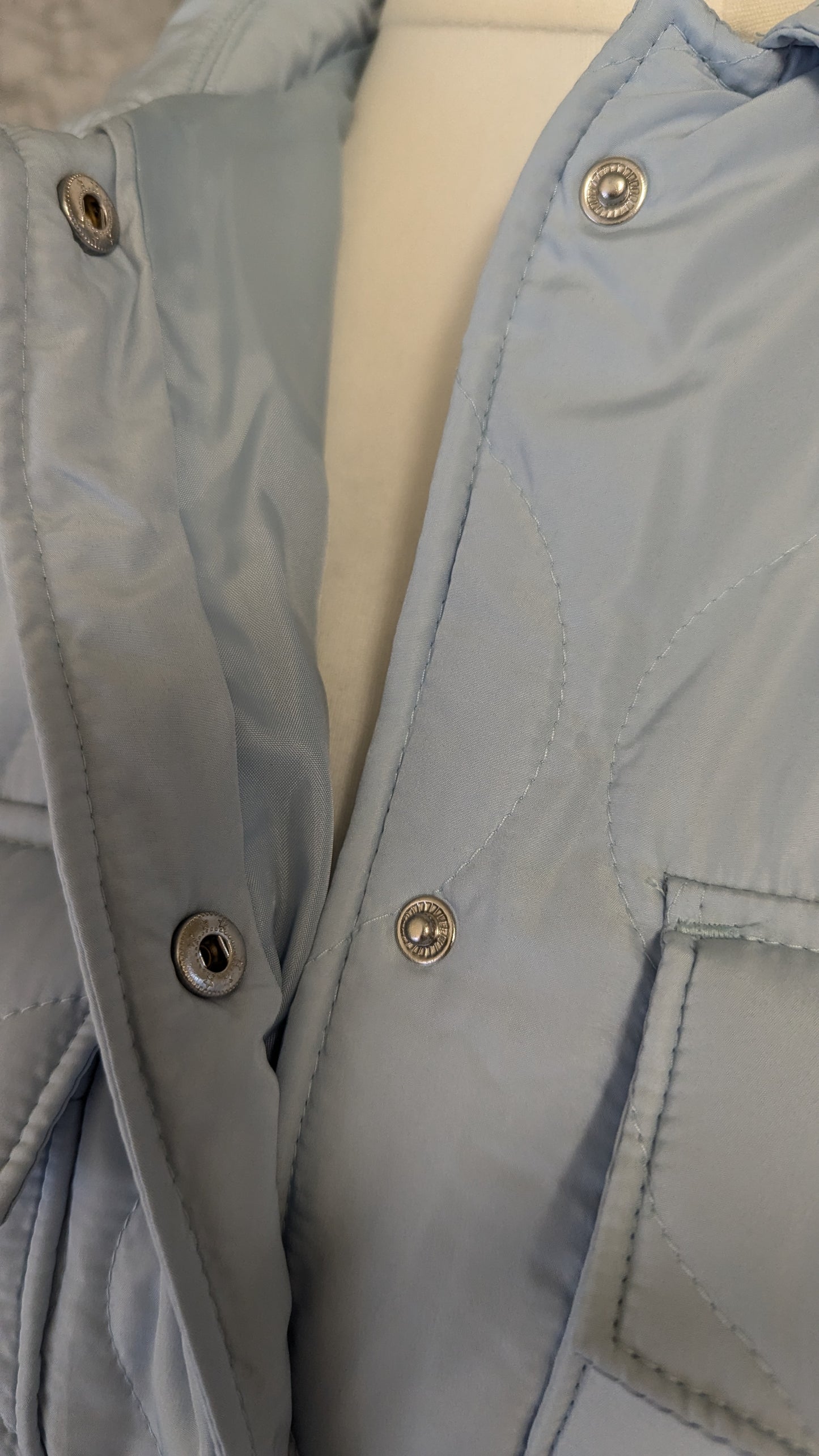 H&M Padded Jacket - Size M - Pale Blue