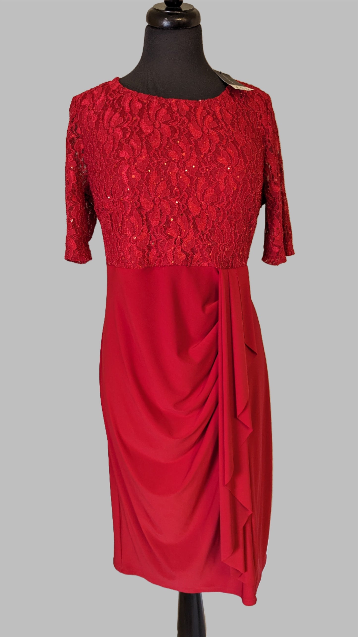 BNWT David Emmanuel Dress - Size 16 - Red