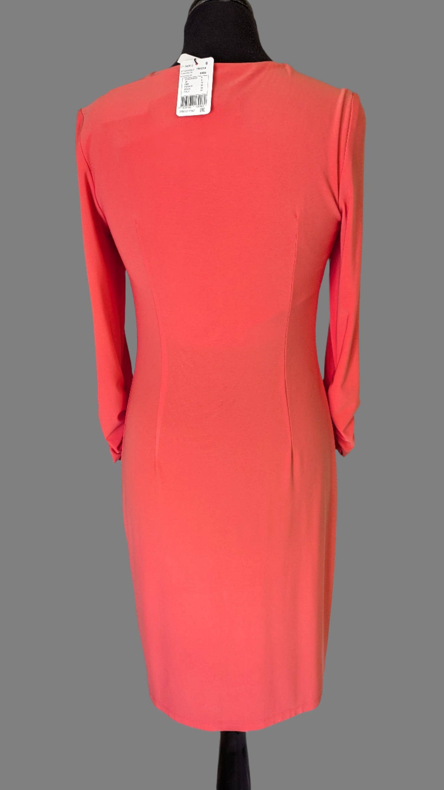 BNWT Joseph Ribkoff Dress - Size 8 - Coral