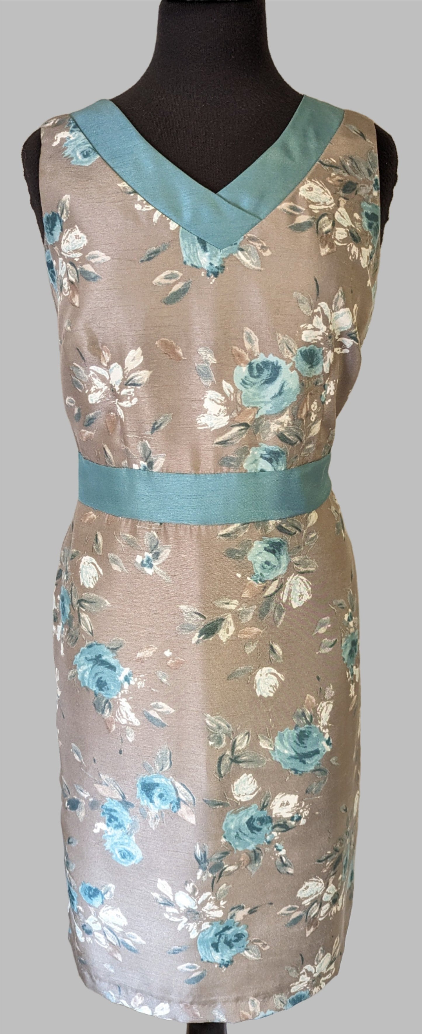 Anna Rose Dress and Jacket - Size 12 - Turquoise